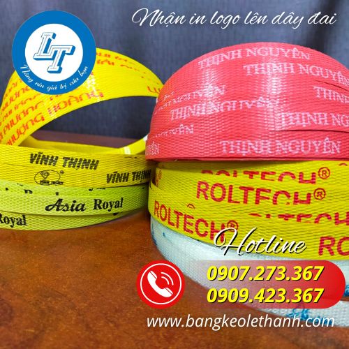 In logo lên dây đai giá ưu đãi