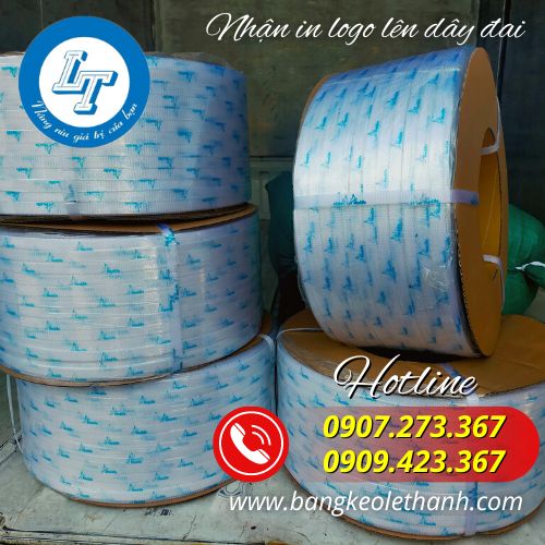 In logo lên dây đai