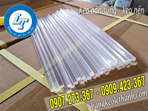 Keo nến màu trắng trong
