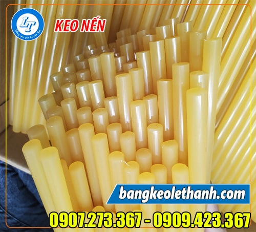 Keo nến màu vàng đậm