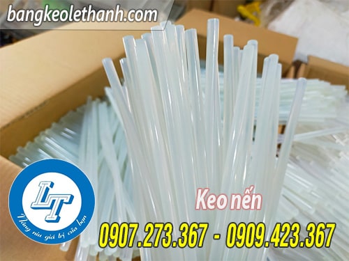 Keo nến nhỏ màu trắng sữa