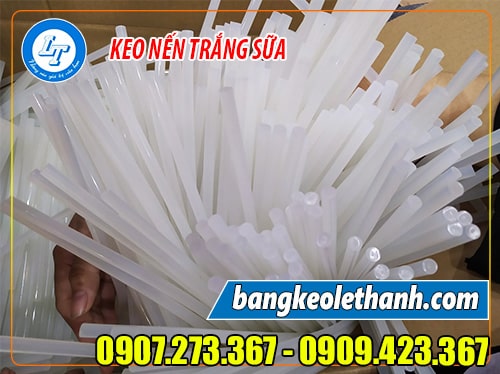 Keo nến màu trắng sữa