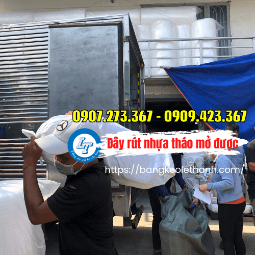 Lên hàng dây rút nhựa tháo mở được cho khách