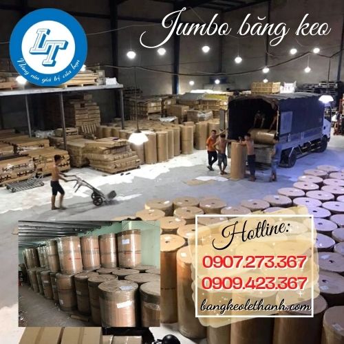 Lên jumbo băng keo cho khách tỉnh