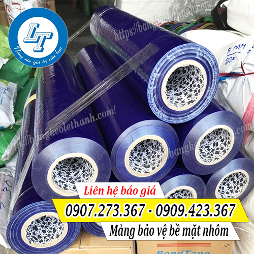 Màng bảo vệ bề mặt nhôm màu xanh Màng bảo vệ bề mặt nhôm màu xanh