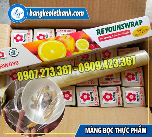 Màng bọc thực phẩm giúp giữ vệ sinh an toàn