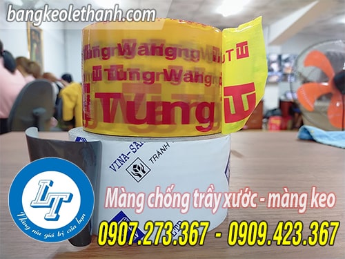 Màng chống trầy xước in logo