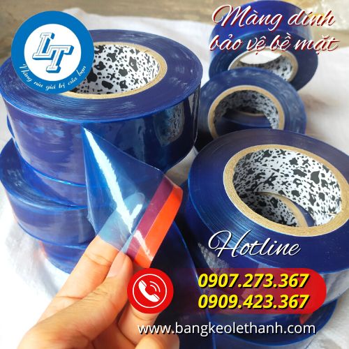 Màng dính bảo vệ bề mặt màu xanh