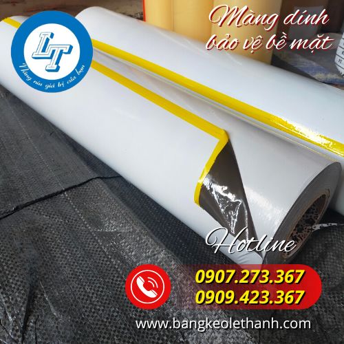 Màng dính bảo vệ bề mặt trắng đen