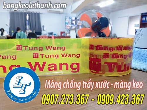 Màng keo dán in logo