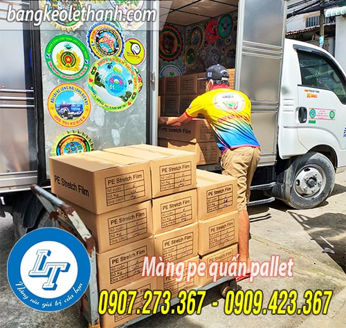 Màng pe quấn pallet cho nhà phân phối