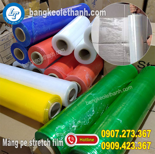 Màng pe stretch nhiều màu
