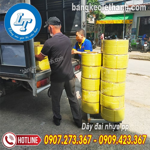 Nguồn sỉ ller dây đai nhựa lõi giấy đủ màu