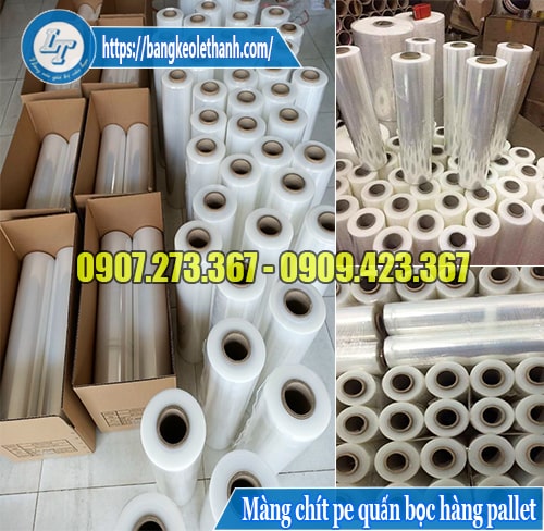 Lê Thanh nhà cung cấp màng chít pe quấn bọc hàng pallet