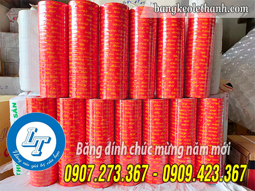 Sản xuất băng dính chúc mừng năm mới