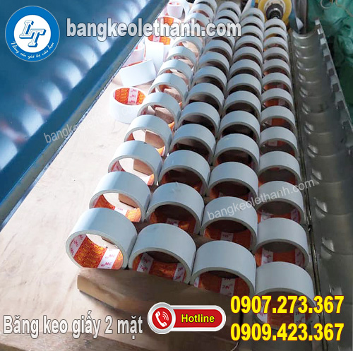 Sản xuất băng keo giấy 2 mặt