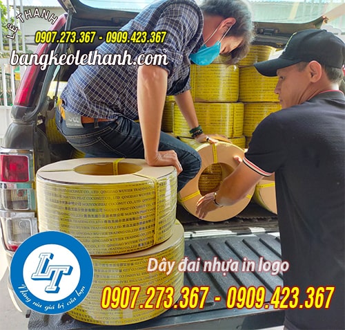 Sản xuất dây đai nhựa in logo giá rẻ