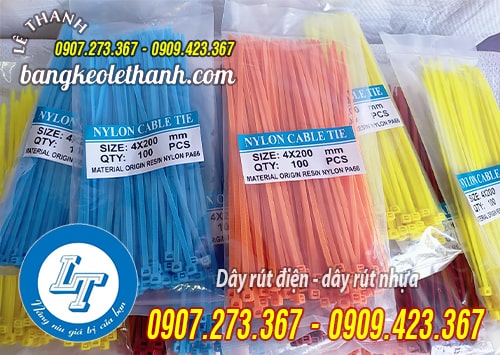 Sản xuất dây rút nhựa màu giá rẻ