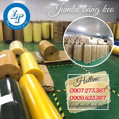 Sản xuất jumbo băng keo