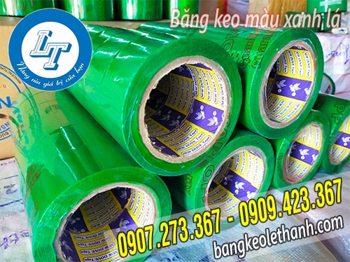 Sỉ băng keo màu xanh lá