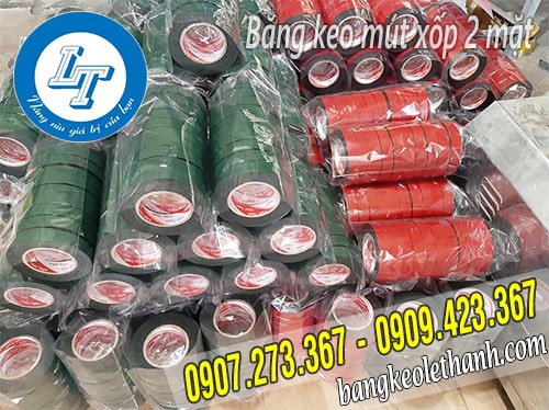 Sỉ băng keo mút xốp hai mặt đen