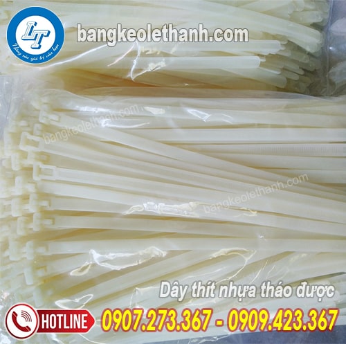 Sỉ dây rút nhựa tháo mở được