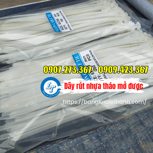 Sỉ lẻ dây rút nhựa tháo mở được