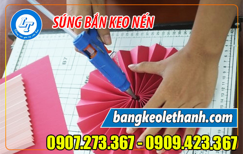 Ứng dụng của súng bắn keo nến