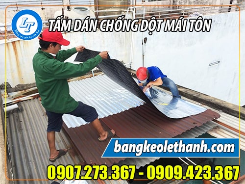 Tấm dán chống dột cho mái nhà, mái tôn