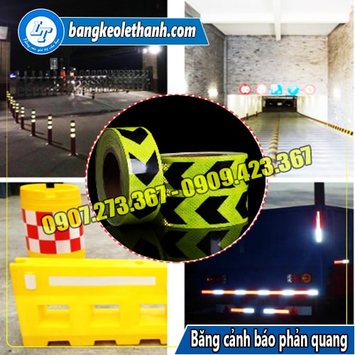 Ứng dụng của băng cảnh báo phản quang
