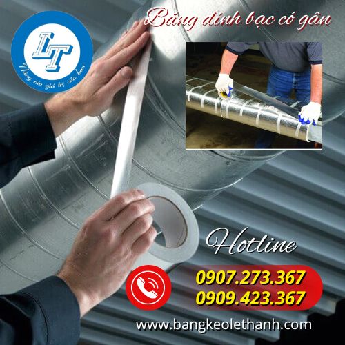 Ứng dụng của băng dính bạc có gân