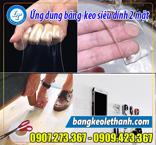 Ứng dụng băng keo trong siêu dính 2 mặt