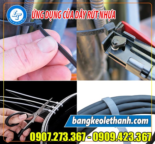 Ứng dụng của dây rút nhựa