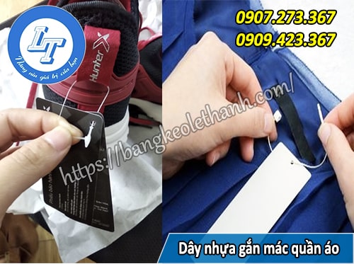 Ứng dụng của dây treo nhãn mác quần áo