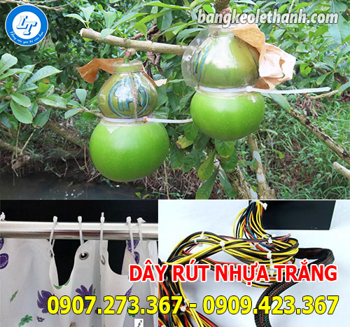 Ứng dụng của dây rút nhựa trắng