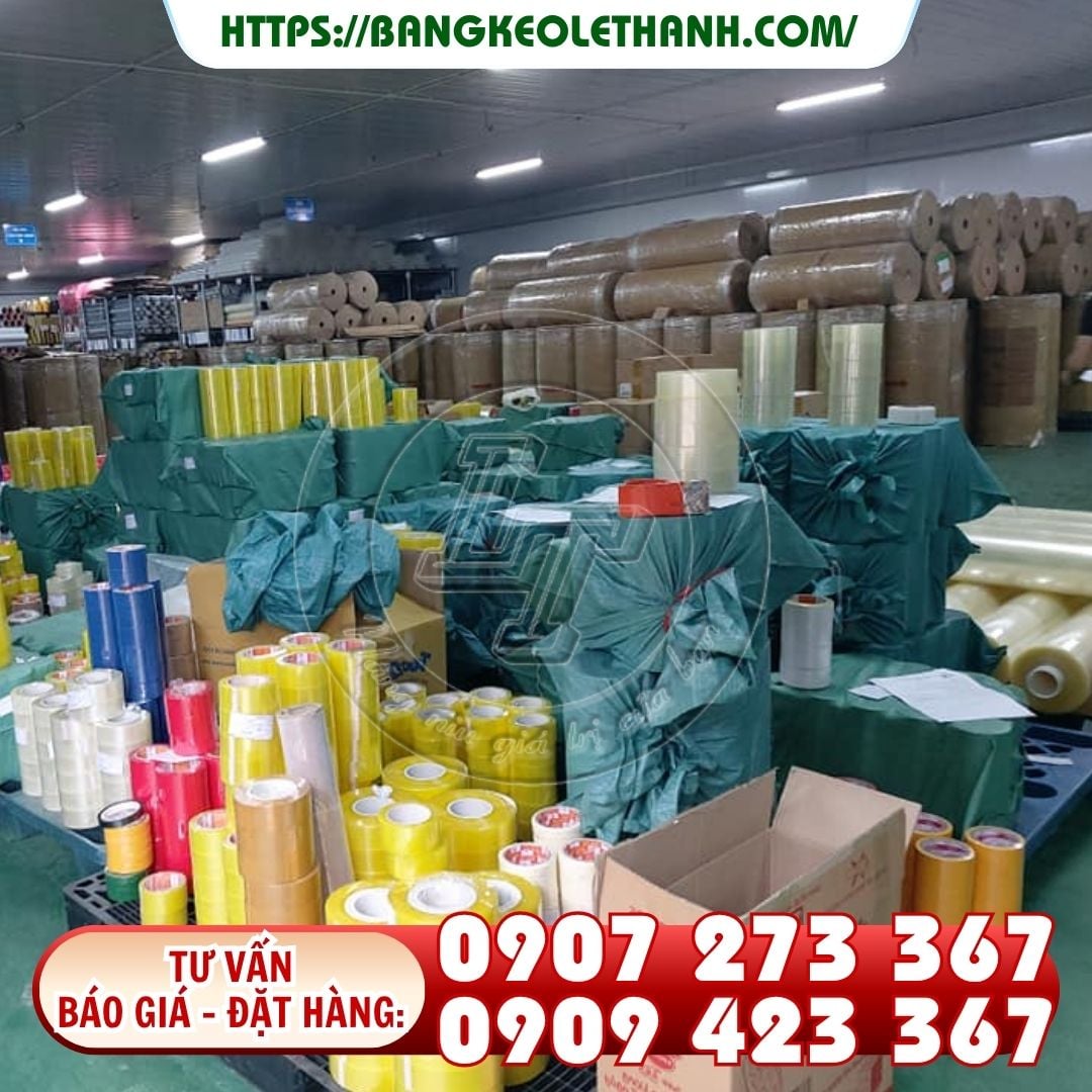 Kho sỉ băng keo dán thùng tại Bình Chánh, TPHCM