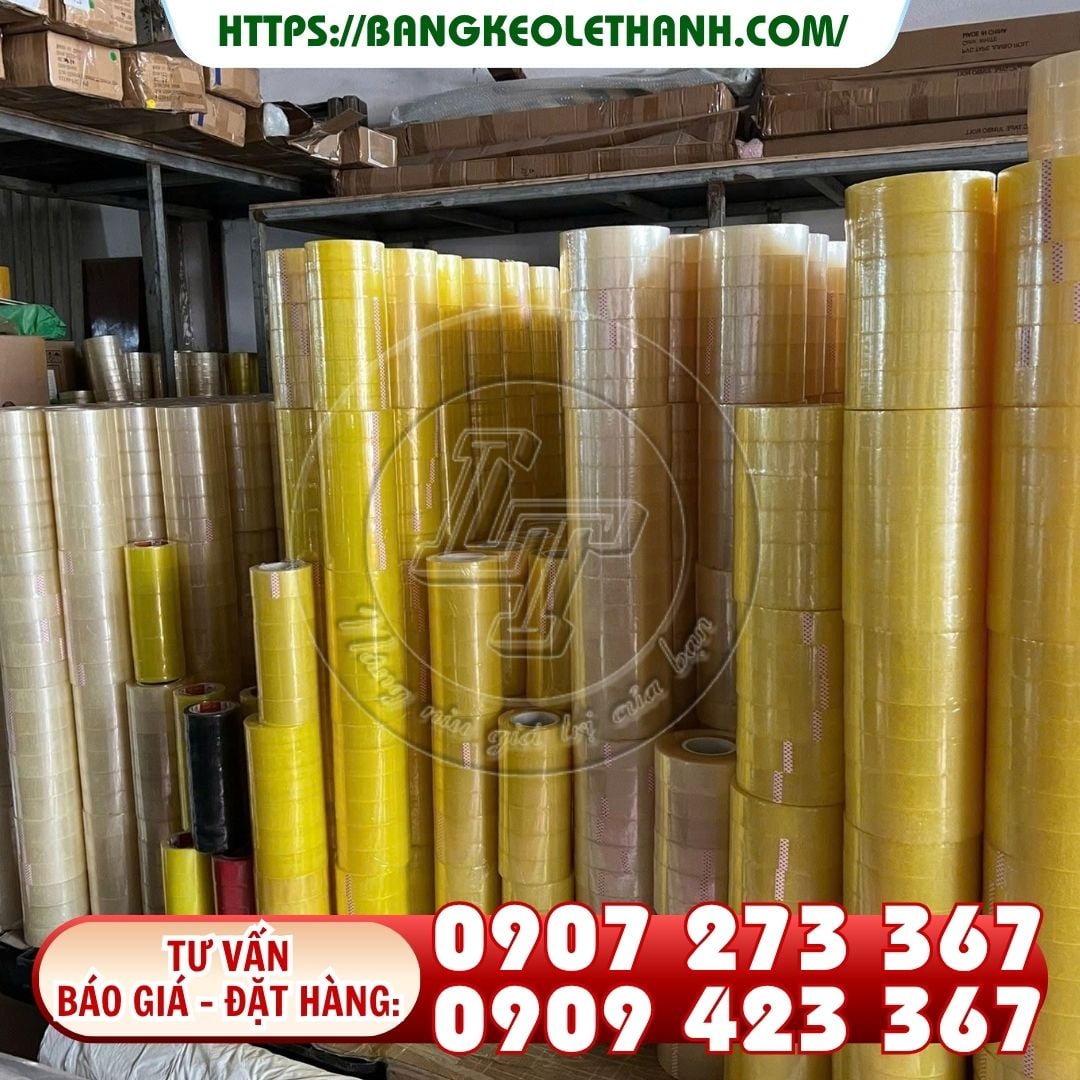 Kho sỉ băng keo dán thùng tại TPHCM