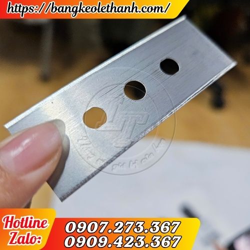 Lưỡi dao lam 3 lỗ công nghiệp