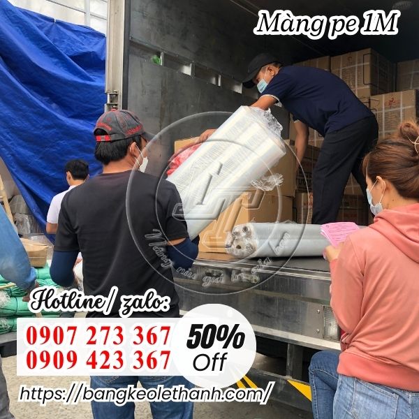 Màng pe quấn bọc hàng hóa loại 1M