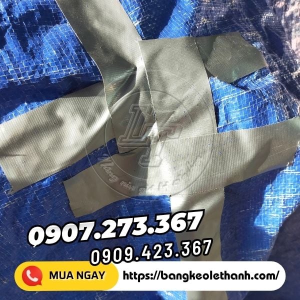 Băng keo vải xám vá bao bạt