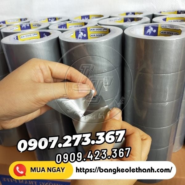 Băng keo vải xám xé được bằng tay