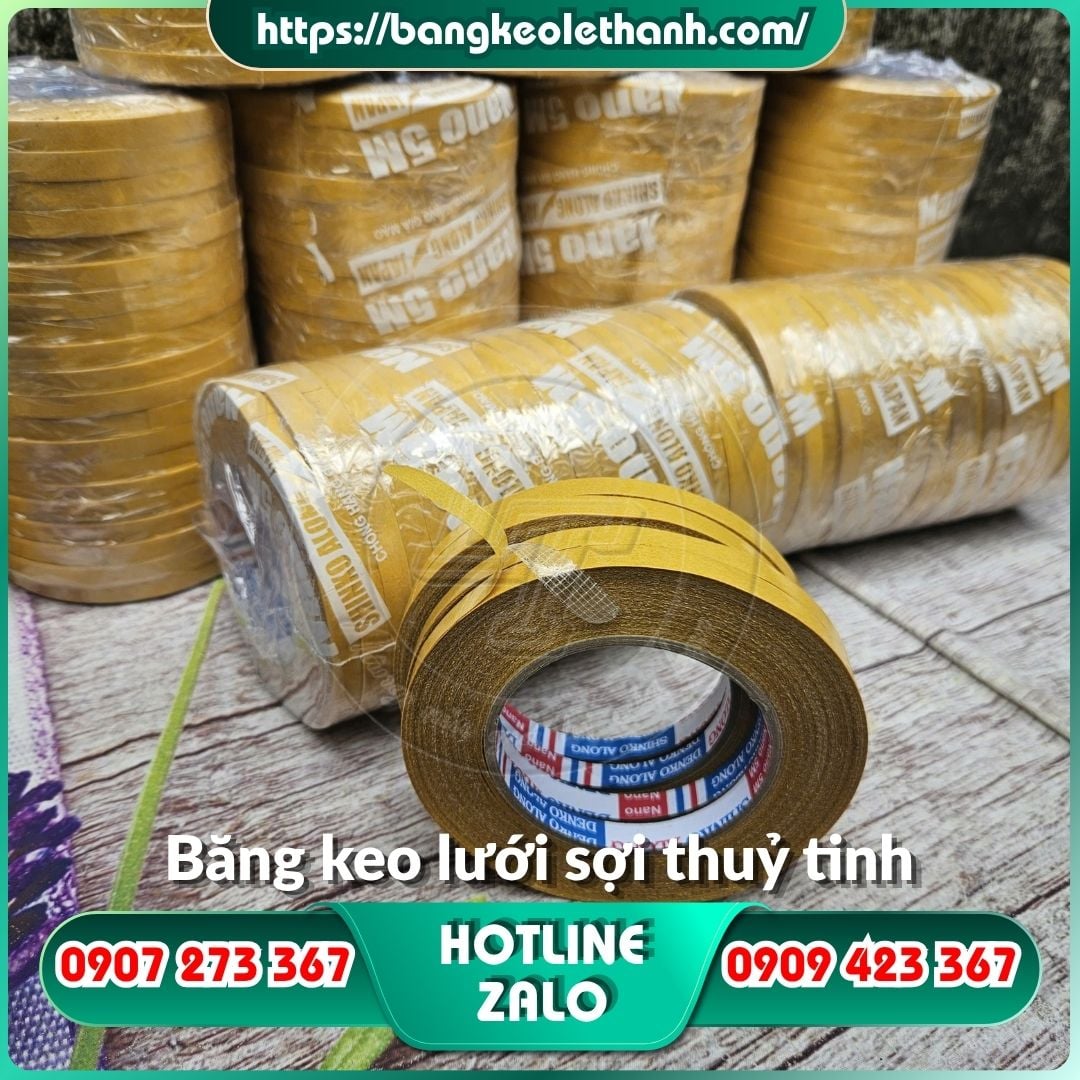 Nguồn hàng băng keo lưới 2 mặt sợi thuỷ tinh sỉ lẻ giá tốt
