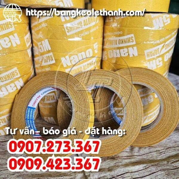 Nhà cung cấp băng keo 2 mặt sợi thuỷ tinh giá sỉ TPHCM