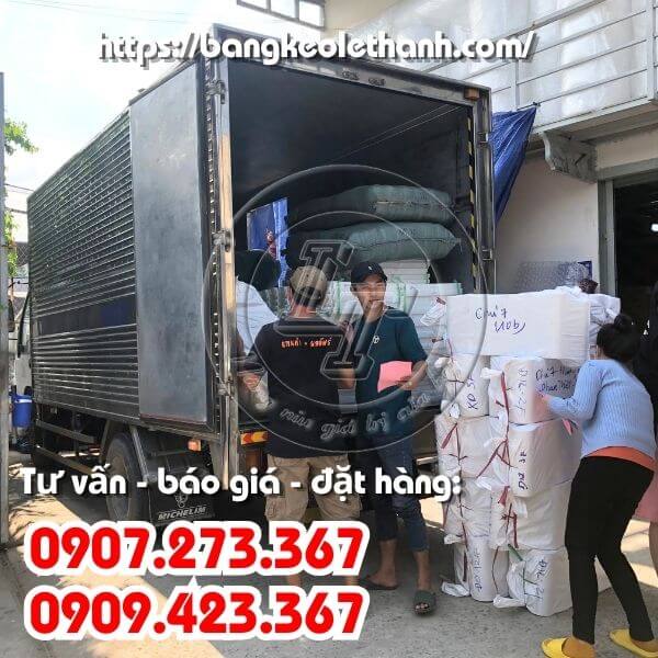 Lên hàng băng keo 2 mặt sợi thuỷ tinh cho khách HCM