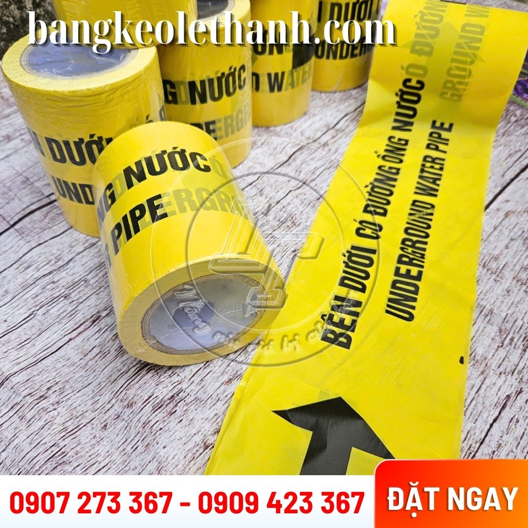 Băng cảnh báo đường ống nước ngầm