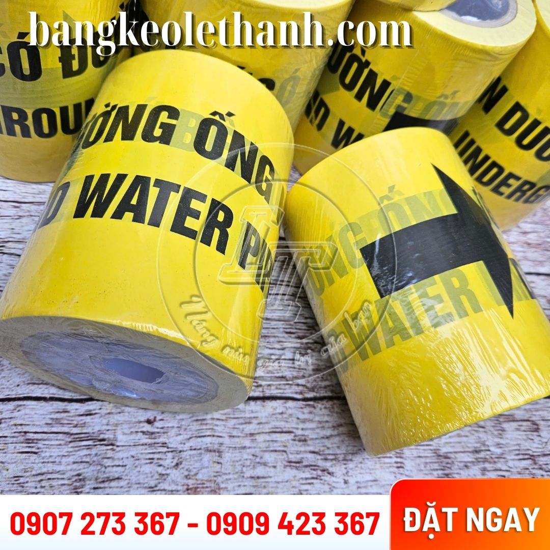 Băng cảnh báo đường ống nước ngầm