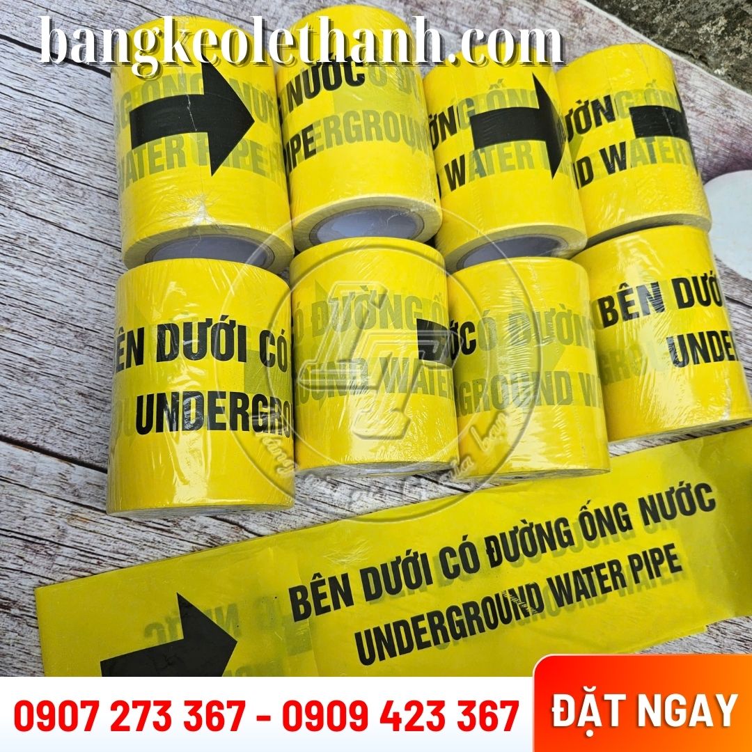 Nơi bán băng cảnh báo đường ống nước ngầm giá sỉ