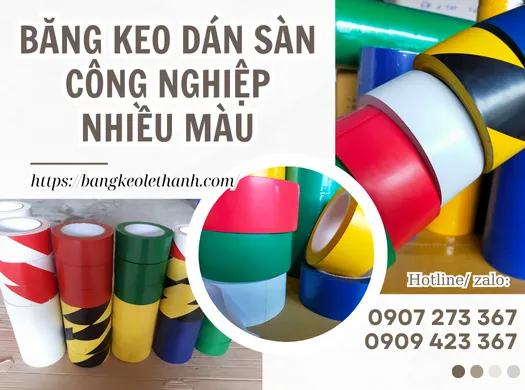 Mua băng keo dán sàn công nghiệp nhiều màu giá rẻ
