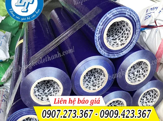 BÁN LẺ MÀNG BẢO VỆ BỀ MẶT NHÔM MÀU XANH KHỔ 1,25 * 200M