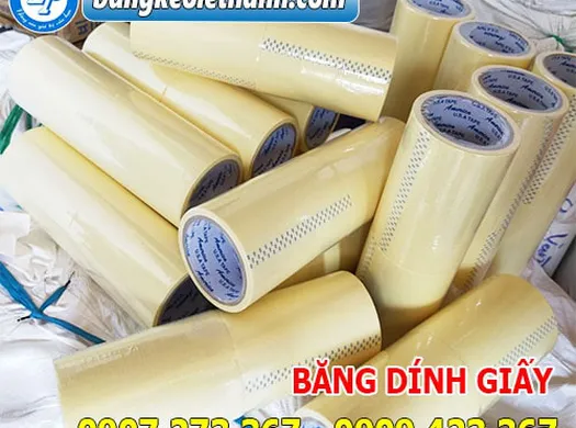 BĂNG DÍNH GIẤY CẮT THEO YÊU CẦU 1F2, 2F4, 4F8 ,10F , 20G , 30F